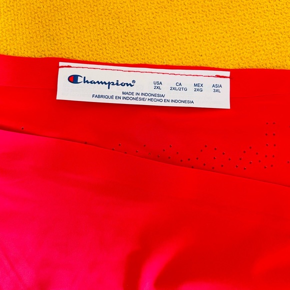 Champion Women’s Red Double Dry Perforated Logo No Show Hipster Underwear 2X NWT - Picture 6 of 6
